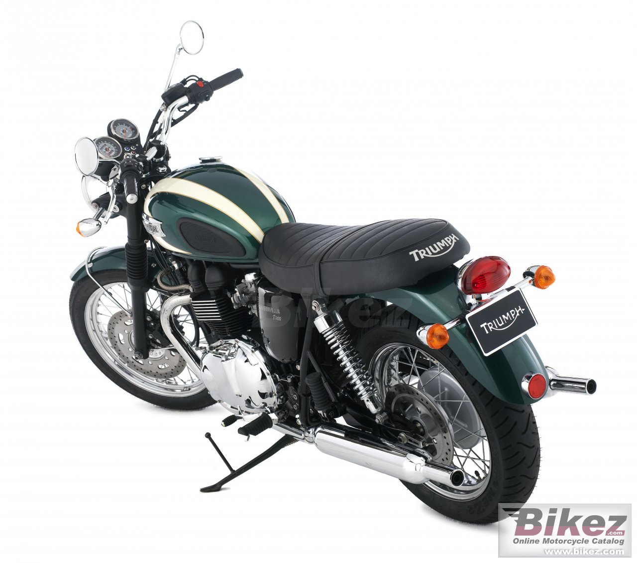 Big Triumph bonneville t100 picture and wallpaper from Bikez.com